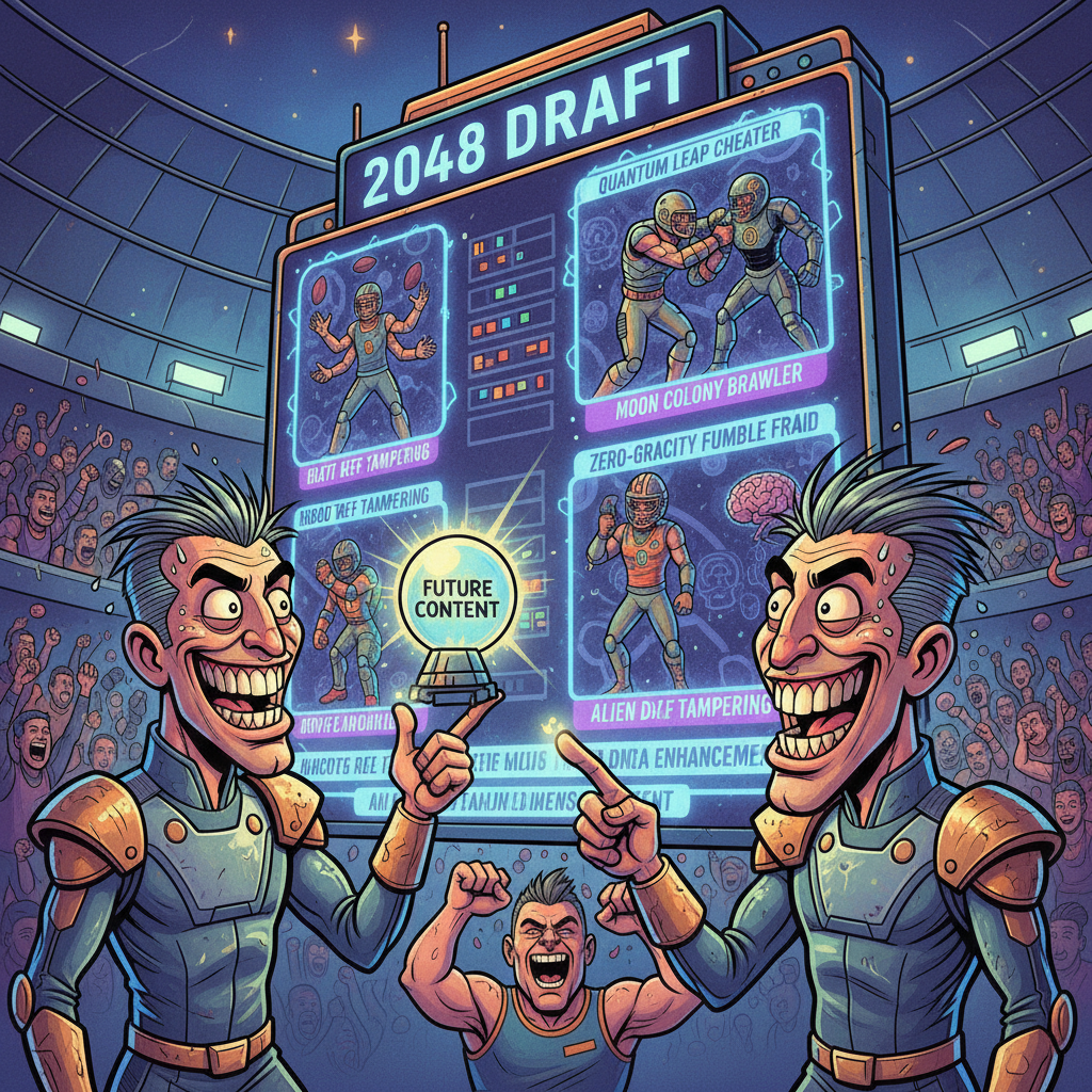 Sports Analysts Unveil 2048 NFL Draft Board, Citing 'Unwavering Commitment to Future Content'