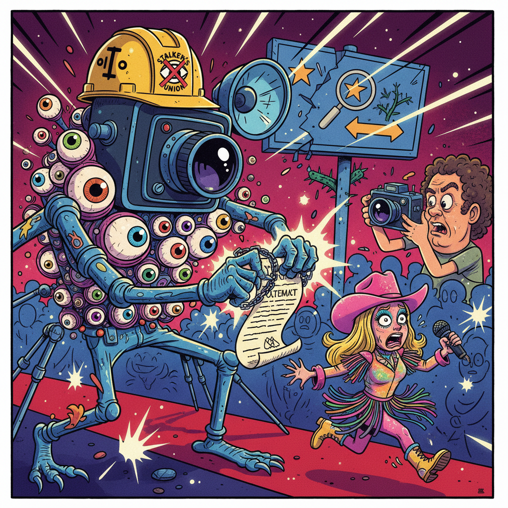 Celebrity Photographer Union Demands New Clause Guaranteeing Uninterrupted Stalking Rights