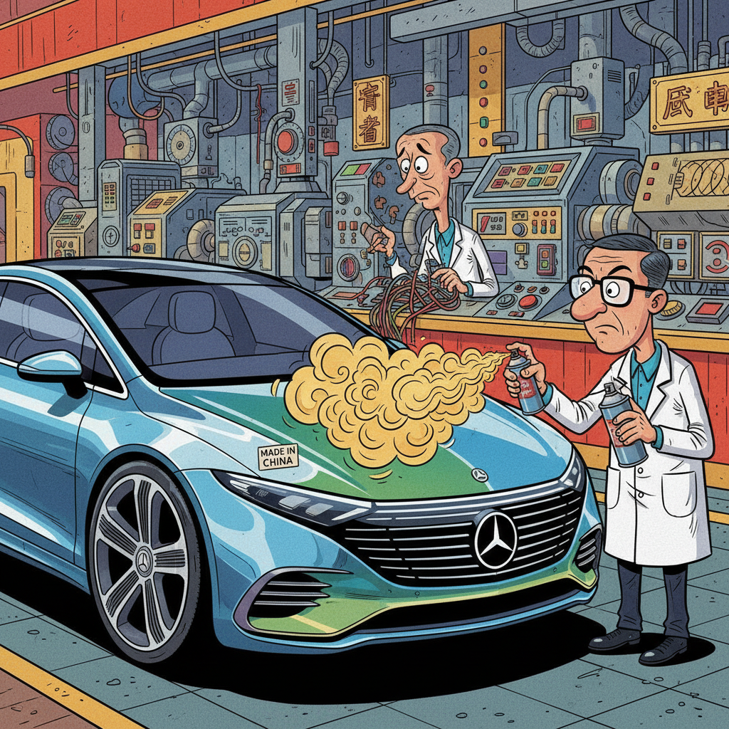 Mercedes-Benz Announces New 'Authentically German' EV Features Sourced Entirely From China