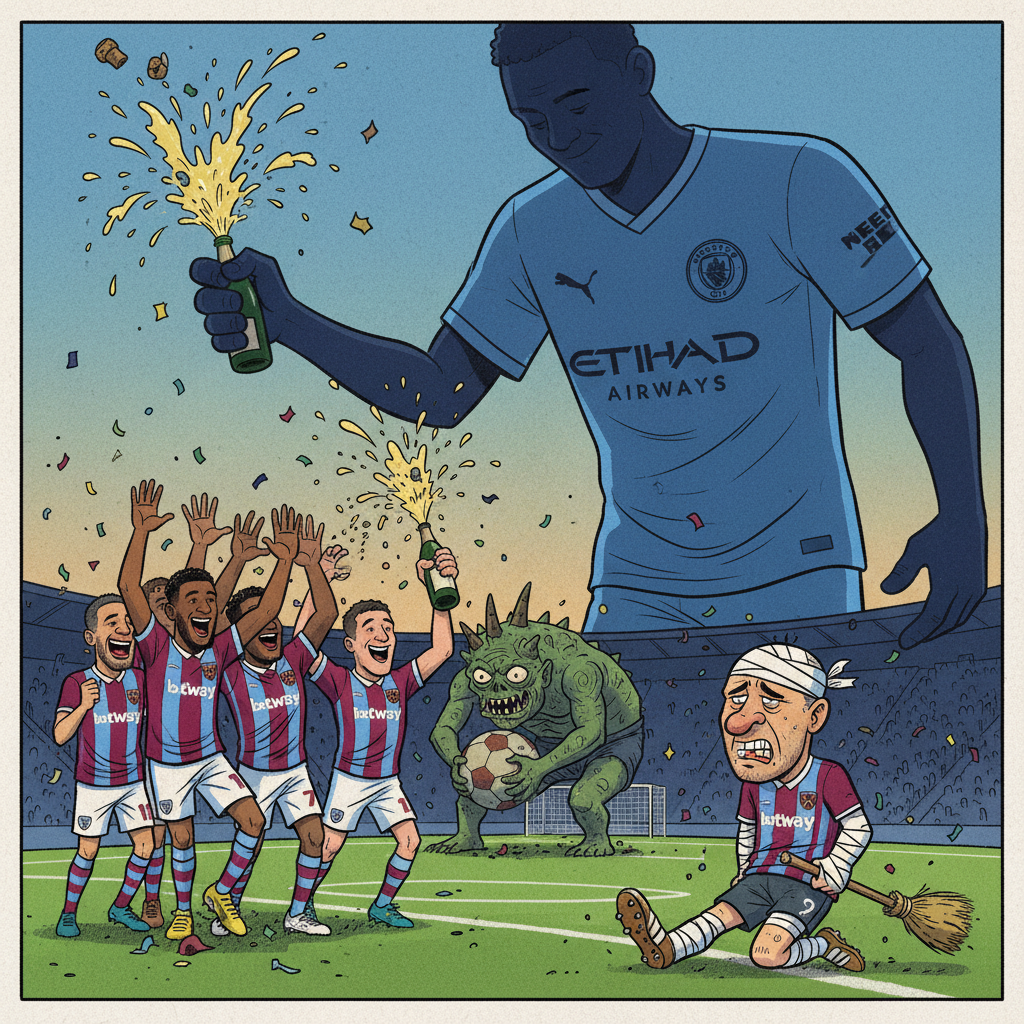 West Ham Player Injured, Team Reportedly 'Relieved' To Have Excuse Against Manchester City