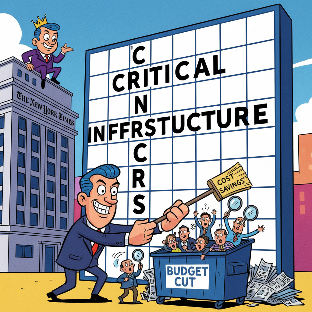 NYT Declares Daily Word Puzzles 'Critical Infrastructure,' Diverts Funds From Investigative Journalism