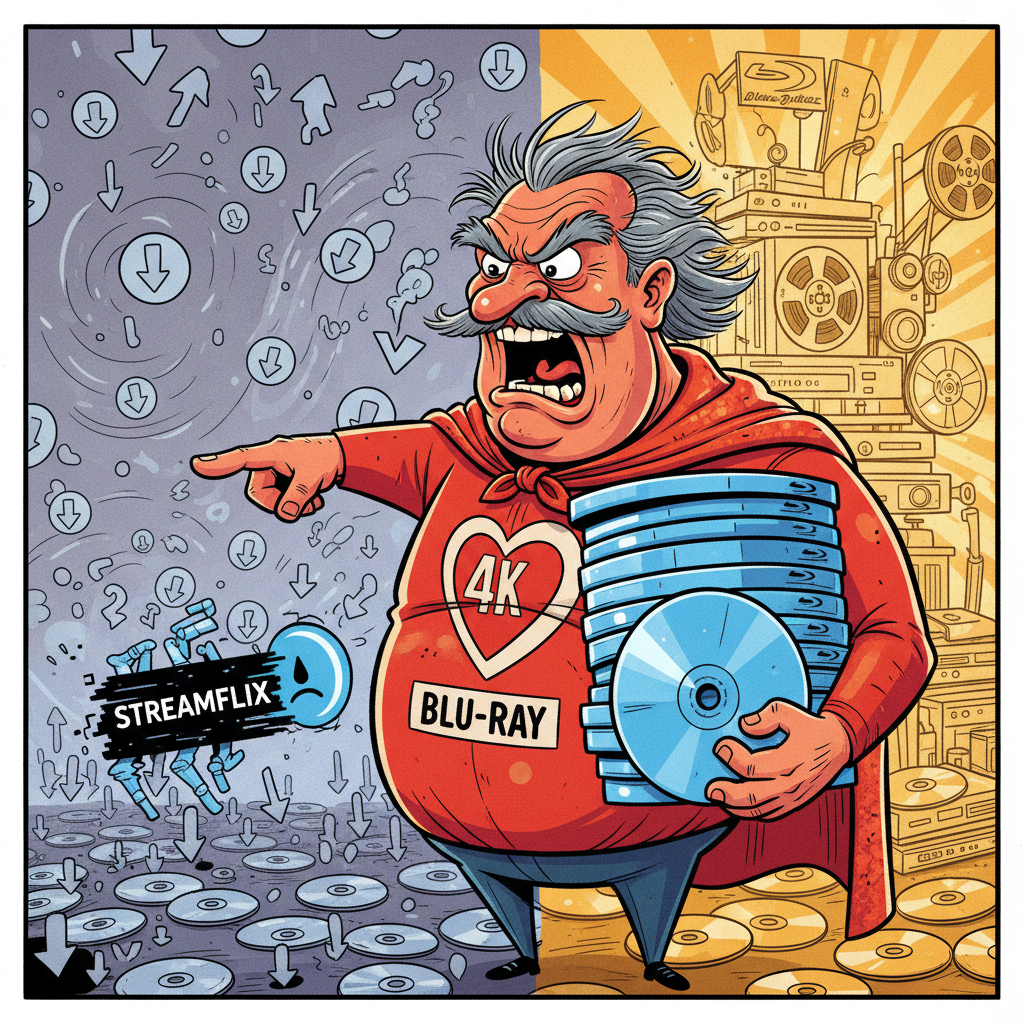 Physical Media Enthusiast Declares Streaming Services 'Unpatriotic,' Urges Immediate 4K Blu-Ray Acquisition