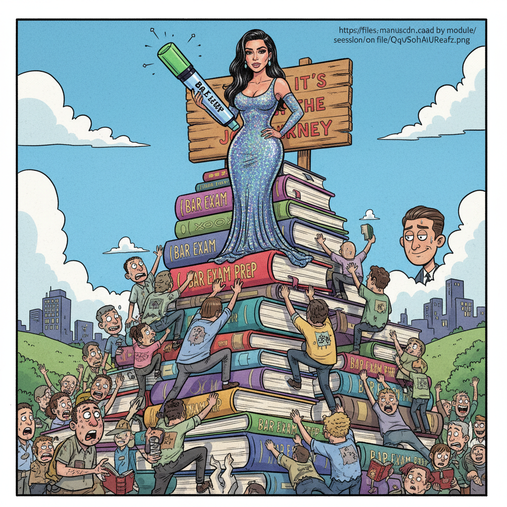 Kim Kardashian Announces New Line of Bar Exam Prep Materials: 'It's About the Journey, Not the Passing'