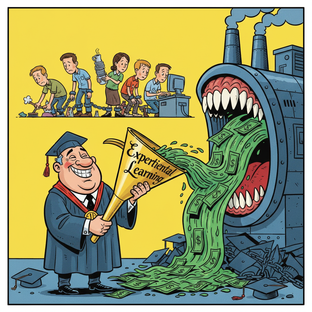 College Announces Groundbreaking Initiative To Have Students Pay For Their Own Internships