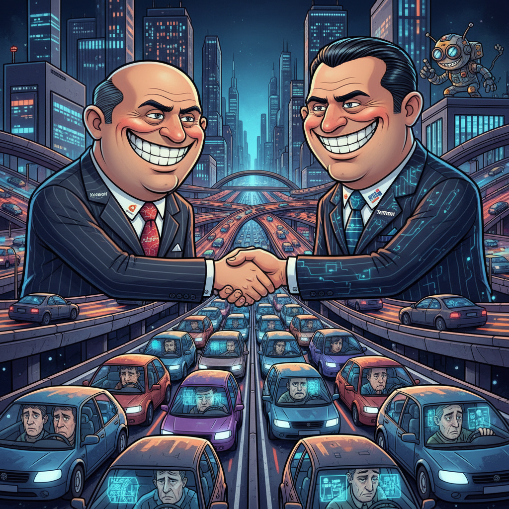 Traffic Tech Companies Merge Data, Promise To Make Your Commute Feel 'More Efficiently Miserable'