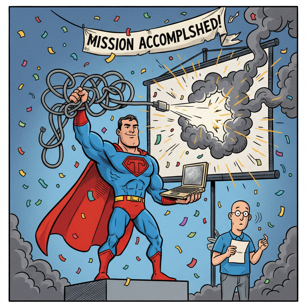 School District’s New Tech Chief Vows to Finally Get Projector to Work with Laptop