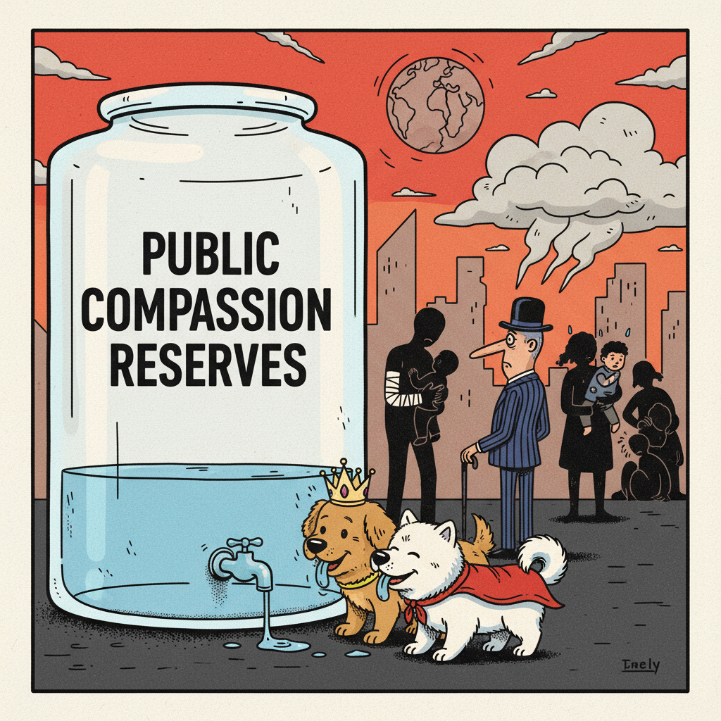 Nation’s Compassion Reserves Fully Depleted After Viral Dog Video