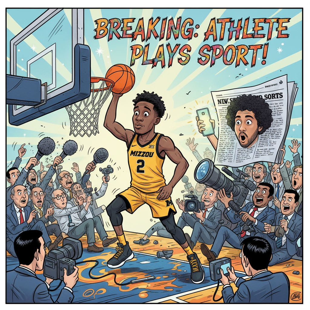 BREAKING: College Athlete Observed Engaging In Core Function Of Sport