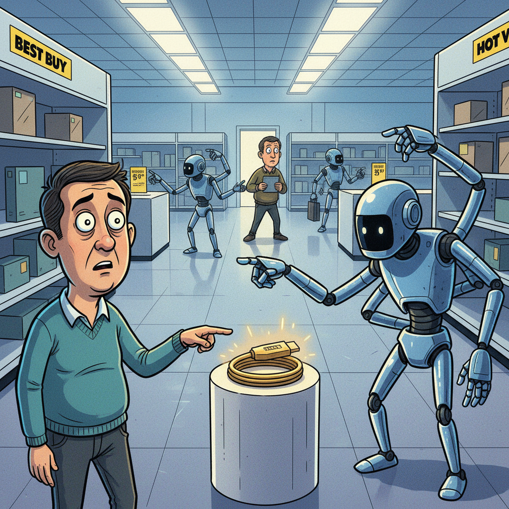 Best Buy Announces AI-Powered System To Help Customers Find The HDMI Cable They Already Knew They Needed