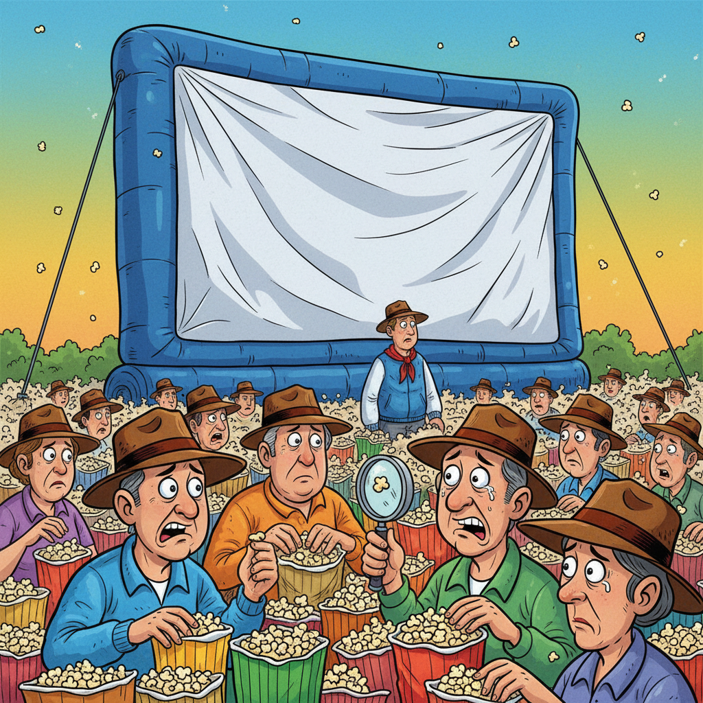 Local Park-Goers Report Finding Only Empty Popcorn Bags During 'National Treasure' Screening