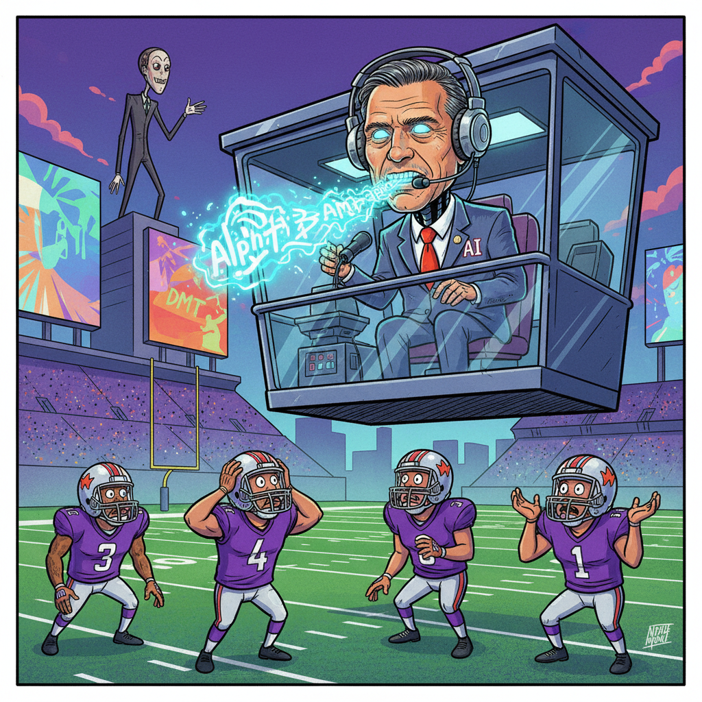 NBC Announces New Sunday Night Football Analyst Will Be AI Trained Exclusively On Joe Rogan Podcasts