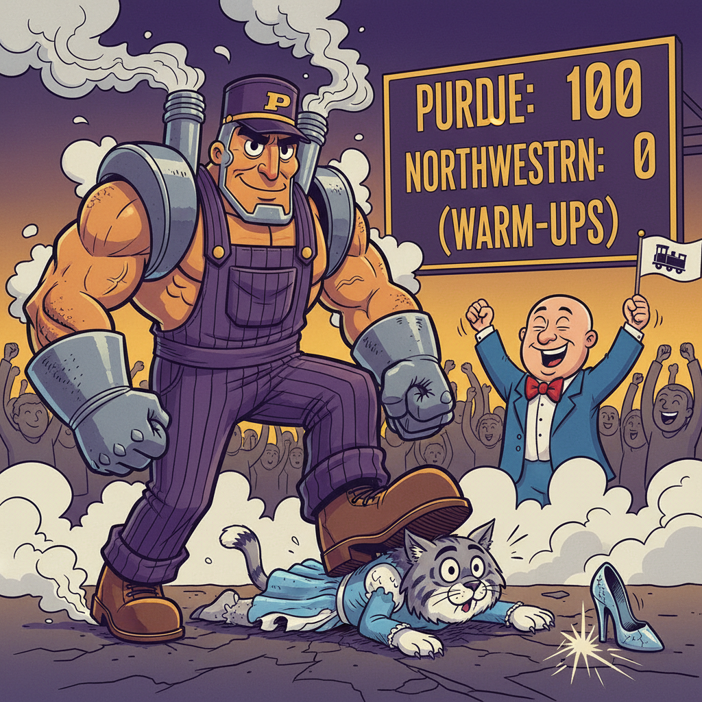 Purdue Crushes Northwestern's 'Cinderella Run' Before It Could Even Afford Glass Slippers