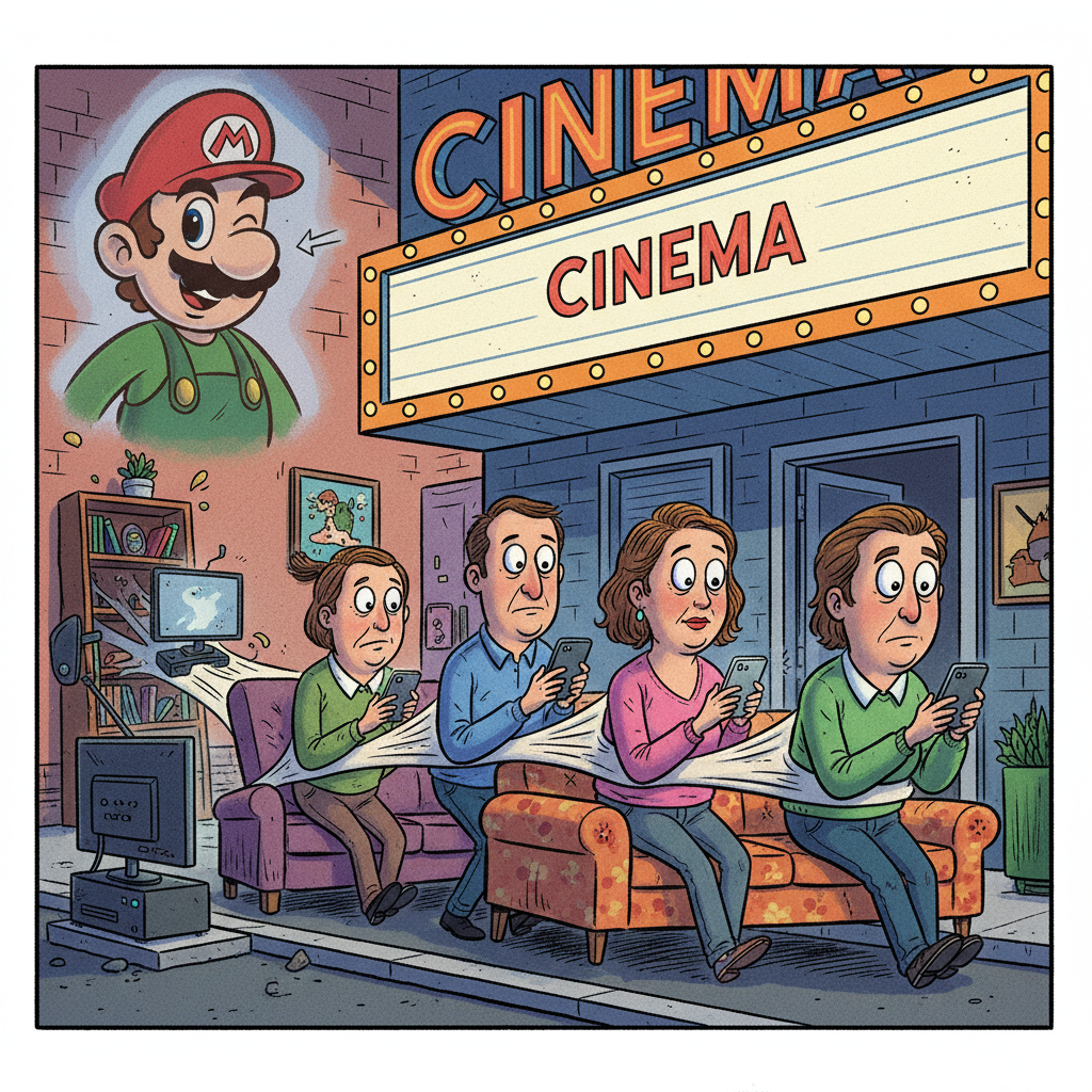 Nation's Adults Briefly Consider Leaving House After Learning New Mario Movie Is In Theaters