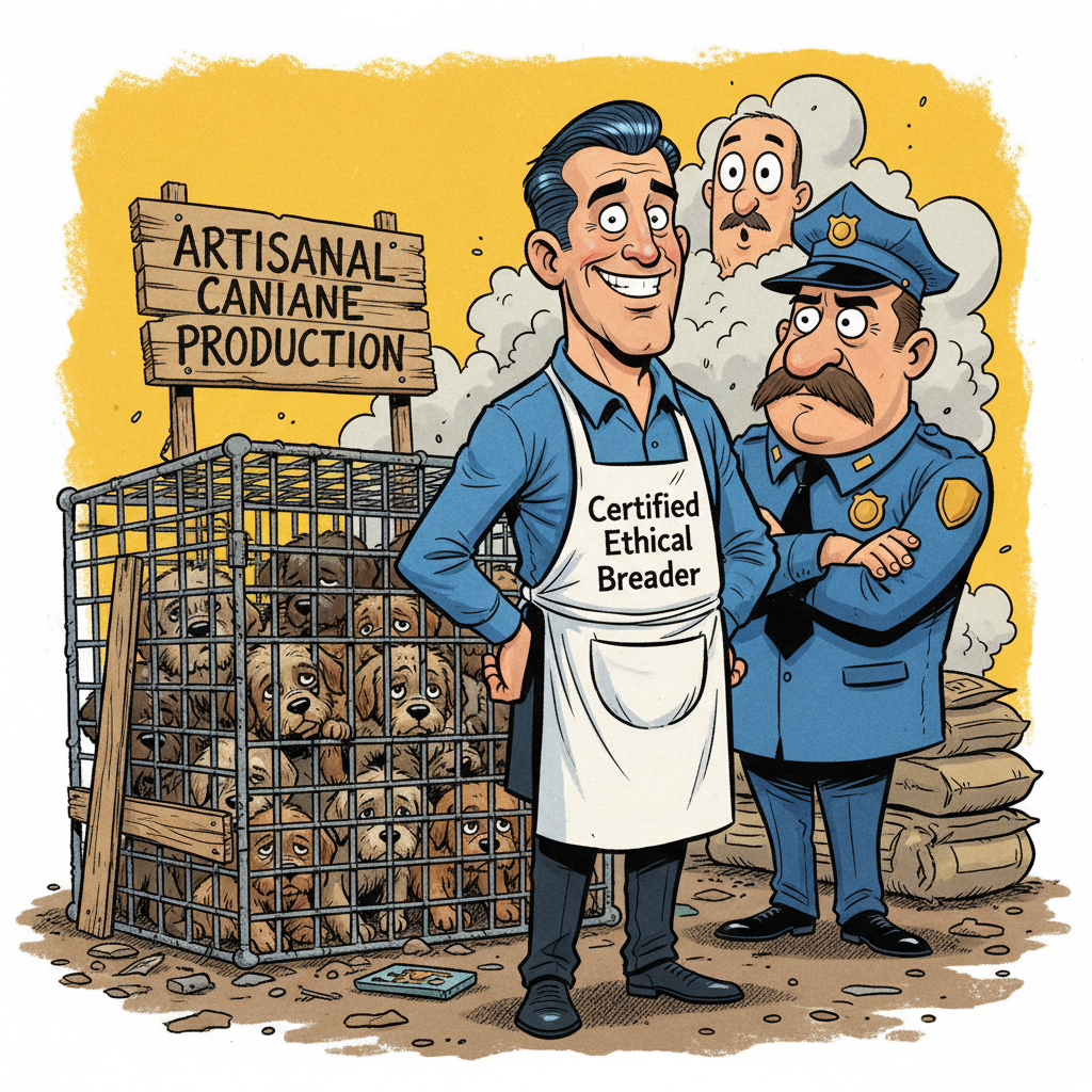 Local Man Claims To Be Running Nation’s Most Ethical Puppy Mill