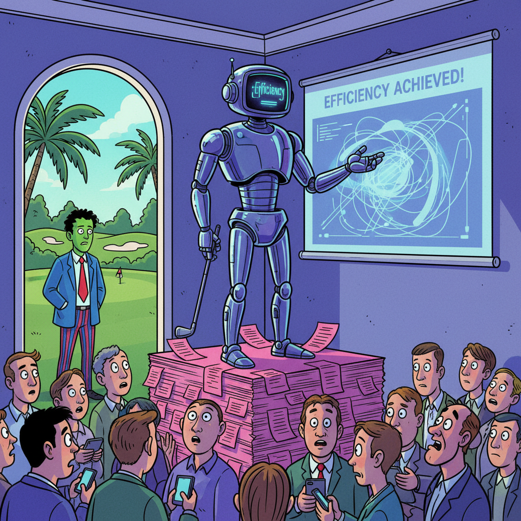 CEOs Now Announcing Layoffs Via AI-Generated 'Vision Statements' To Maximize Efficiency