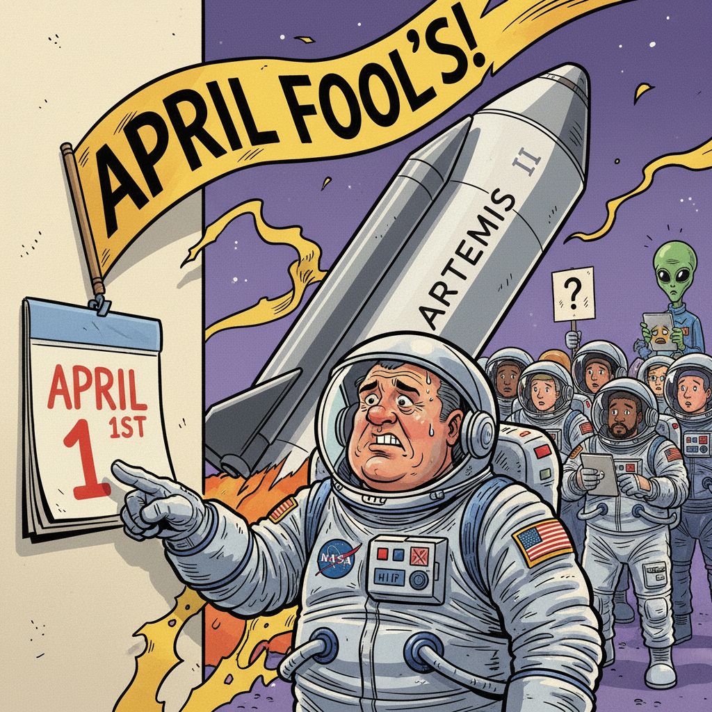 NASA Confirms Artemis II Launch Date Is Not, In Fact, An Elaborate April Fool's Joke
