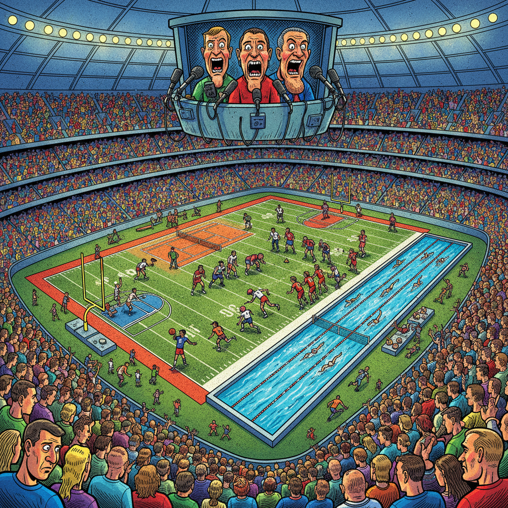 Sports News Conglomerate Announces Merger, Will Now Be One Continuous Event