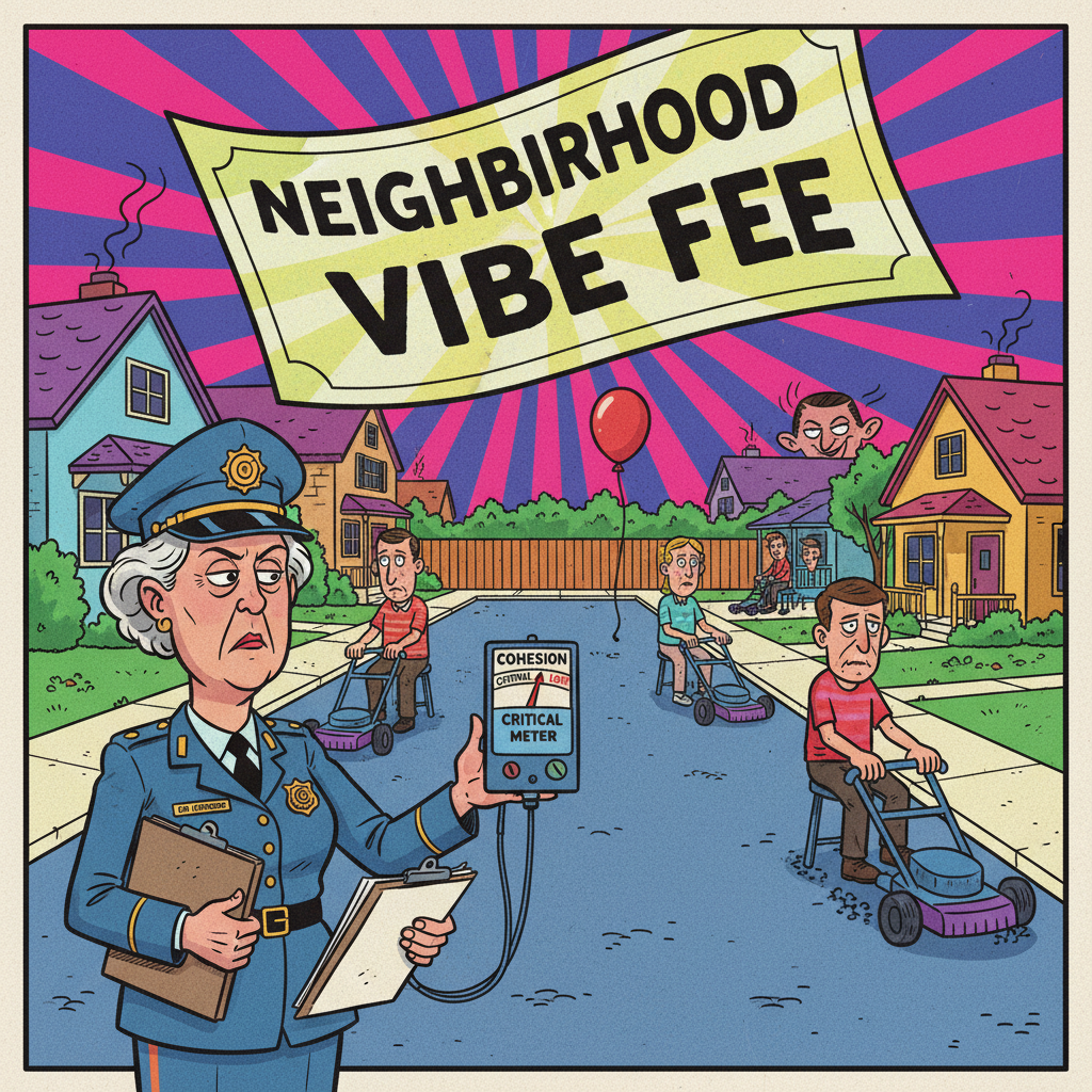 HOA Announces Mandatory 'Neighborhood Vibe' Fee, Citing Critical Lack Of Cohesion