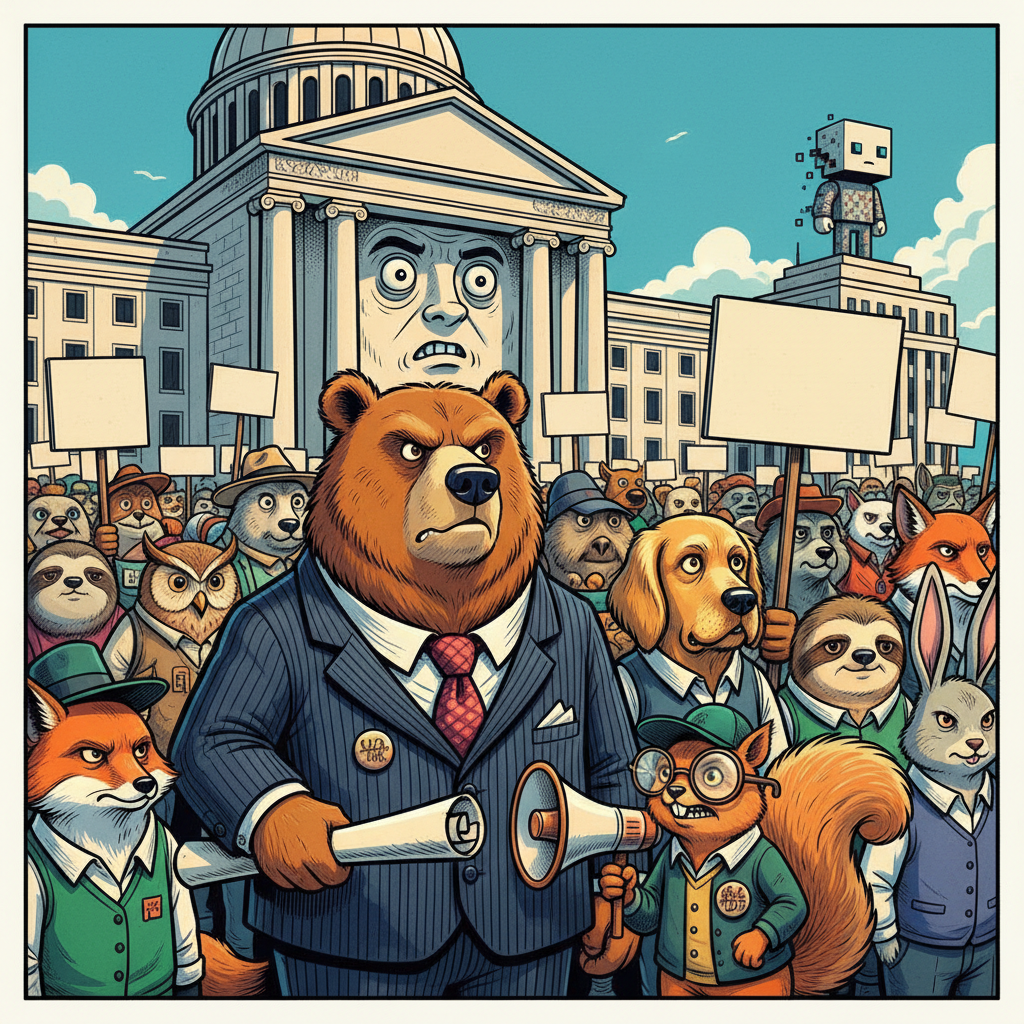 Local Activists Demand Animals Be Given Full Voting Rights, Healthcare Benefits