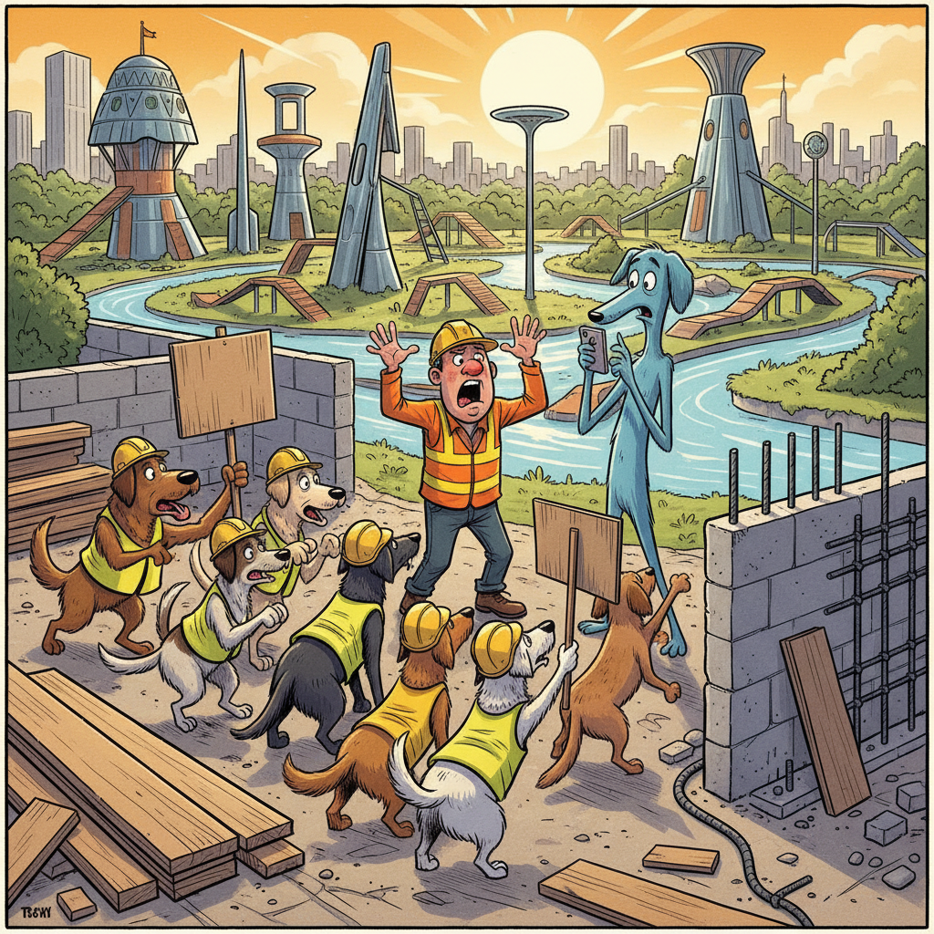 Olathe Animal Shelter Construction Delayed As Stray Dogs Demand Better View