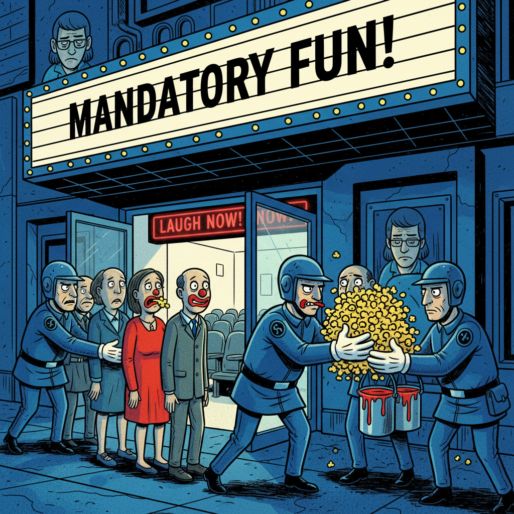 Movie Theaters Announce New 'Mandatory Fun' Initiative To Boost Attendance