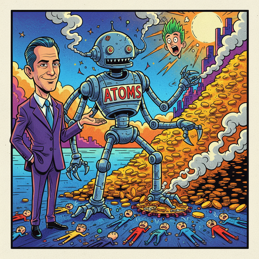 Travis Kalanick Unveils 'Atoms,' Promises Robots Will Be Even More Disruptive Than Human Drivers