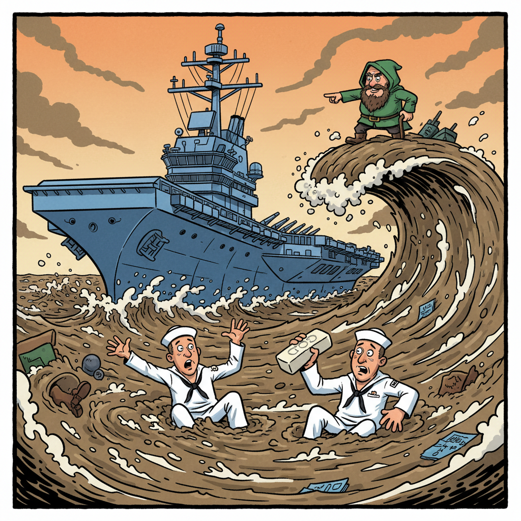 Navy Investigates 'Tactical Fecal Contamination' After USS Ford Incident