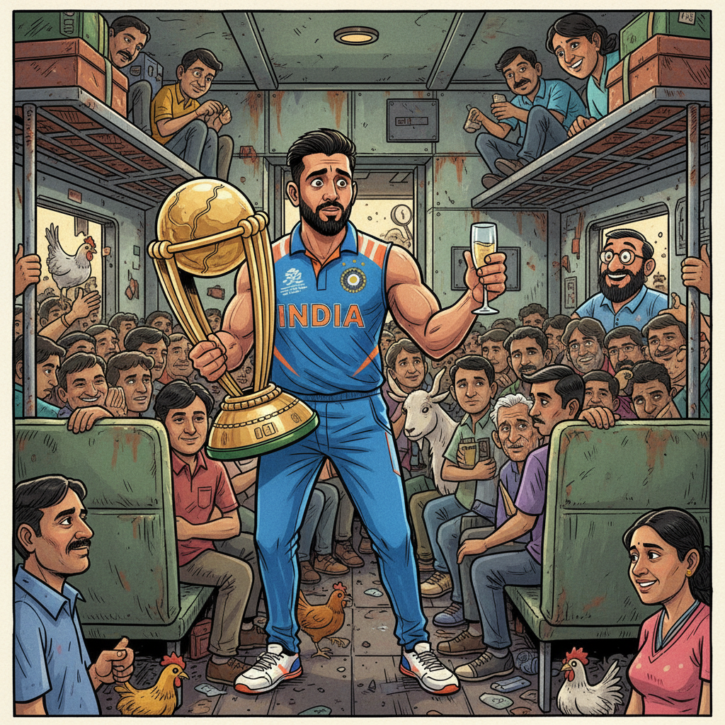 World Cup Hero Forced To Travel By Train After Victory, Citing 'Unavailability Of Private Jet With Champagne Fountain'