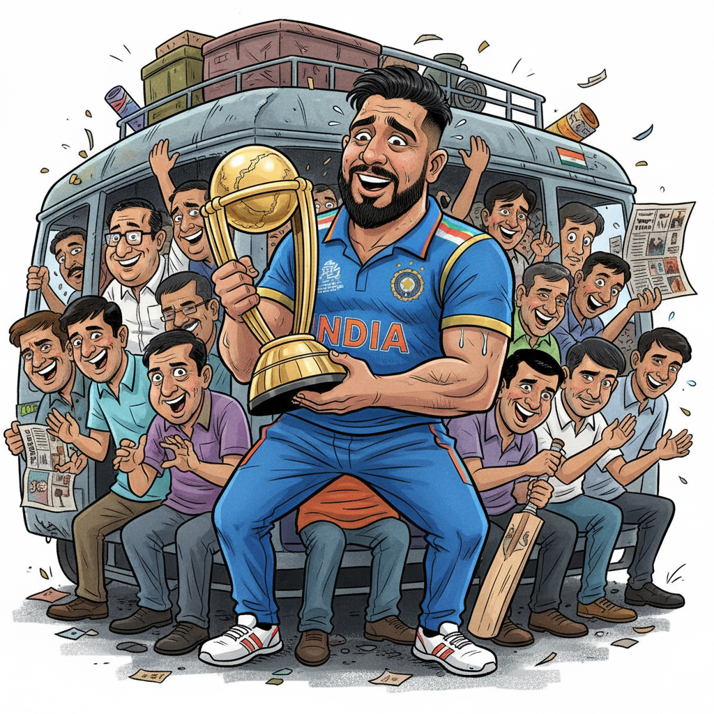 World Cup Hero Forced To Confront Public Transport After Historic Win