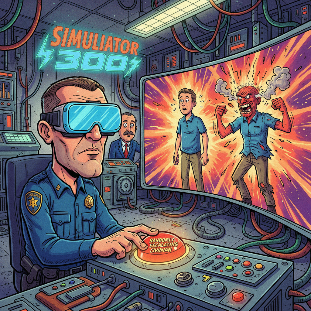 Police Simulation Tech Now Includes 'Randomly Escalating Civilian' Button