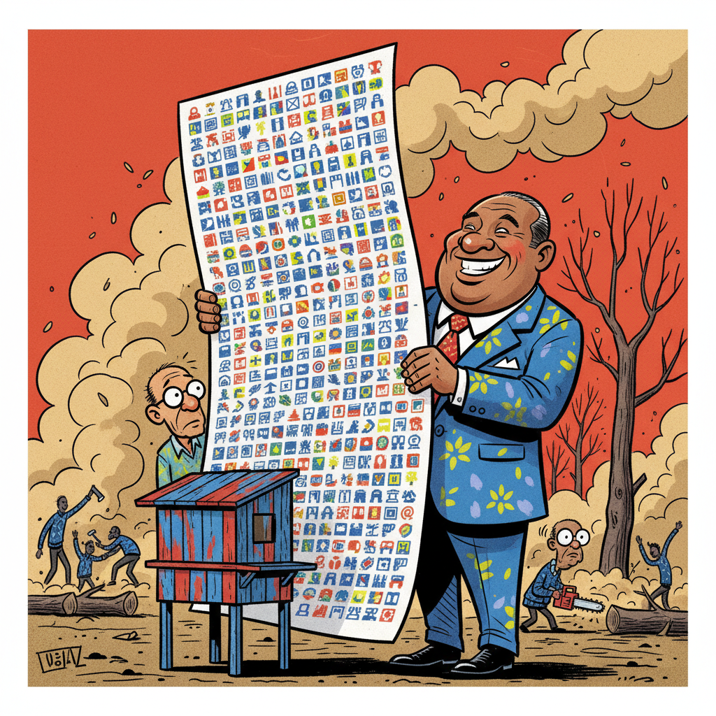 Haiti Announces 2026 Election Will Feature 320 Parties, One Winner, And A Single Ballot The Size Of A Small Car