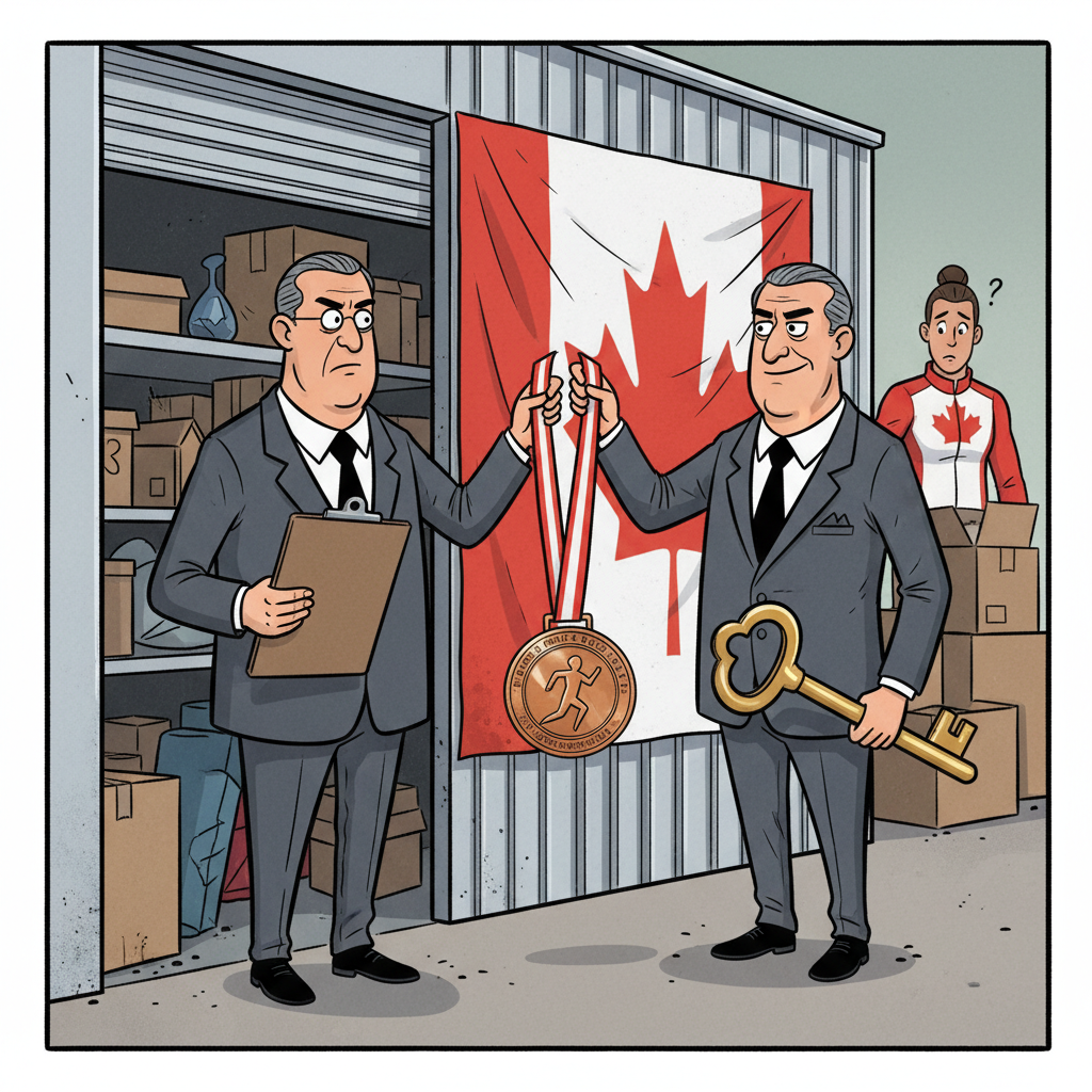 Canada’s 200th Paralympic Medal Immediately Placed in Storage Unit to Preserve Historic Dust