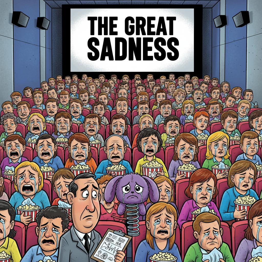 Nation’s Moviegoers Confirm Deep-Seated Need For Public Crying Sessions