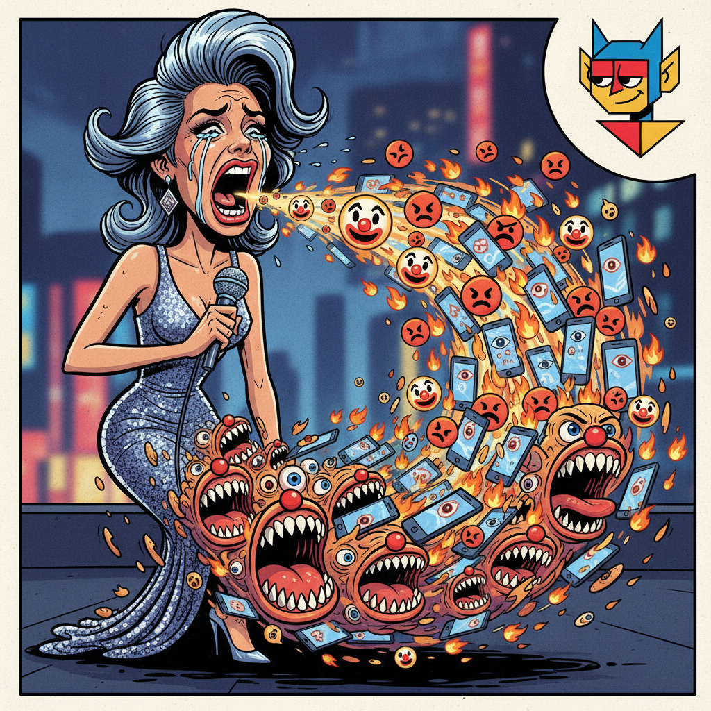 Celebrity Lamenting World's Madness Immediately Becomes World's Madness