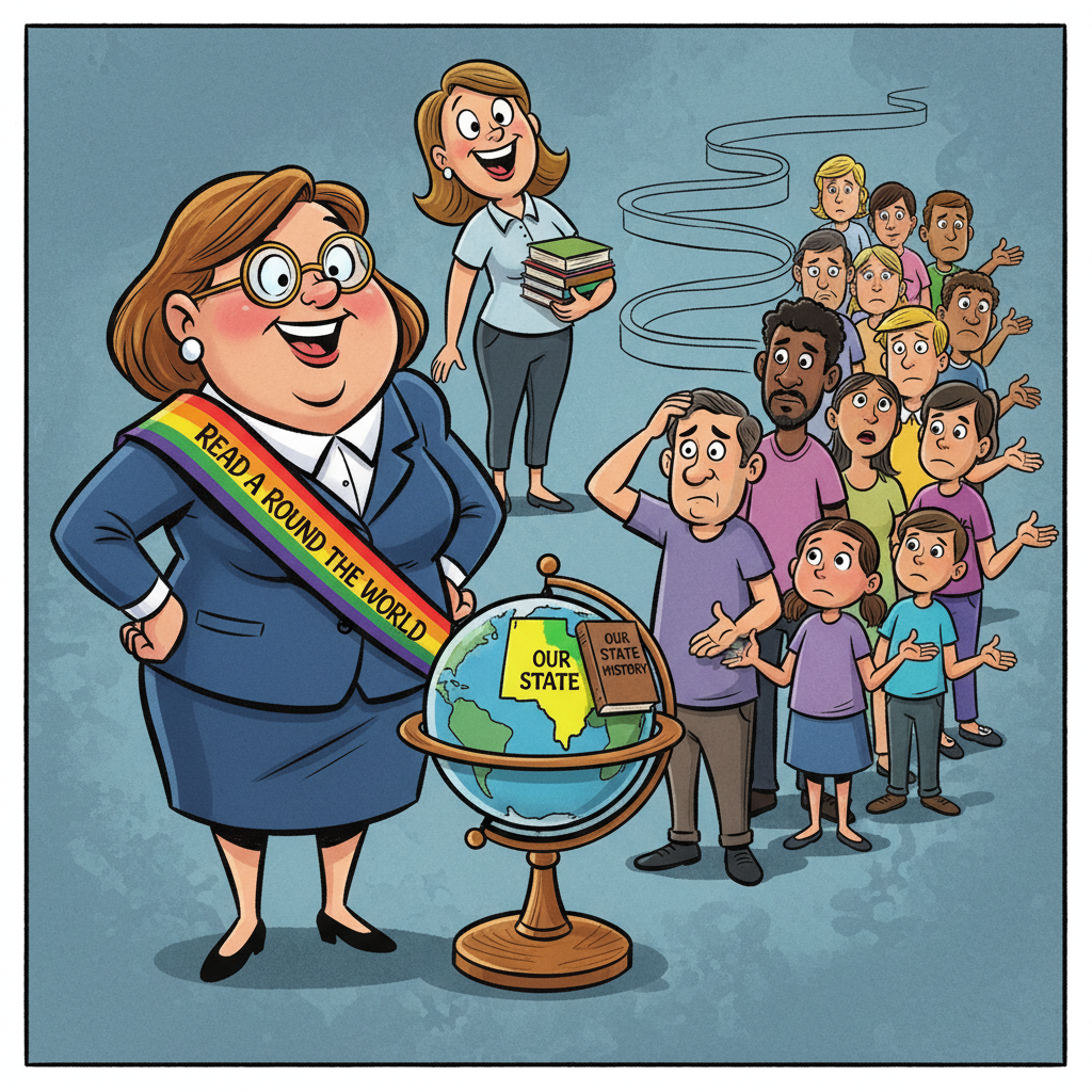 Local Library Launches 'Read Around The World' Program, Immediately Runs Out Of Books About Places Beyond State Lines