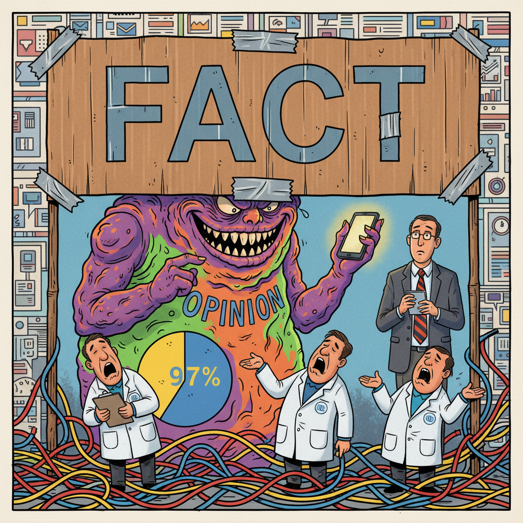 New Study Confirms 97% of Internet Content Is Just Someone’s Opinion Masquerading as Fact