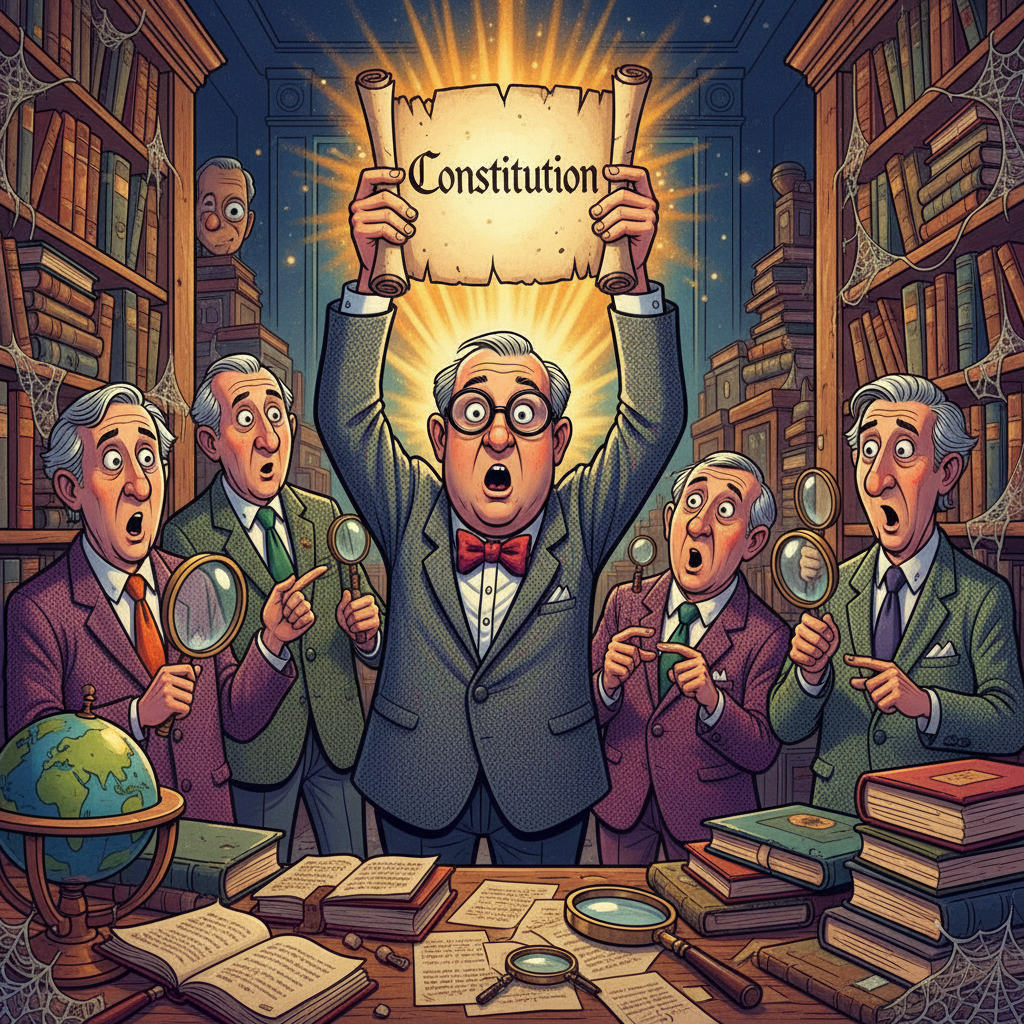 Nation’s Legal Scholars Finally Confirm Constitution Is, In Fact, Written Down Somewhere