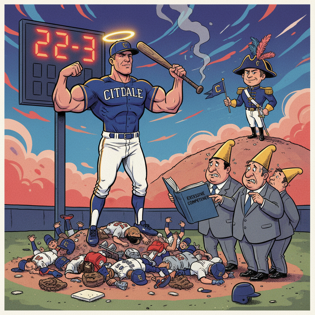 The Citadel Baseball Team Investigated For 'Unsportsmanlike Excellence' After 22-3 Victory