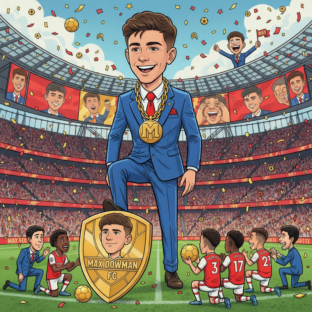Arsenal Officially Renames Club 'Max Dowman FC' After Teenager Single-Handedly Secures Title