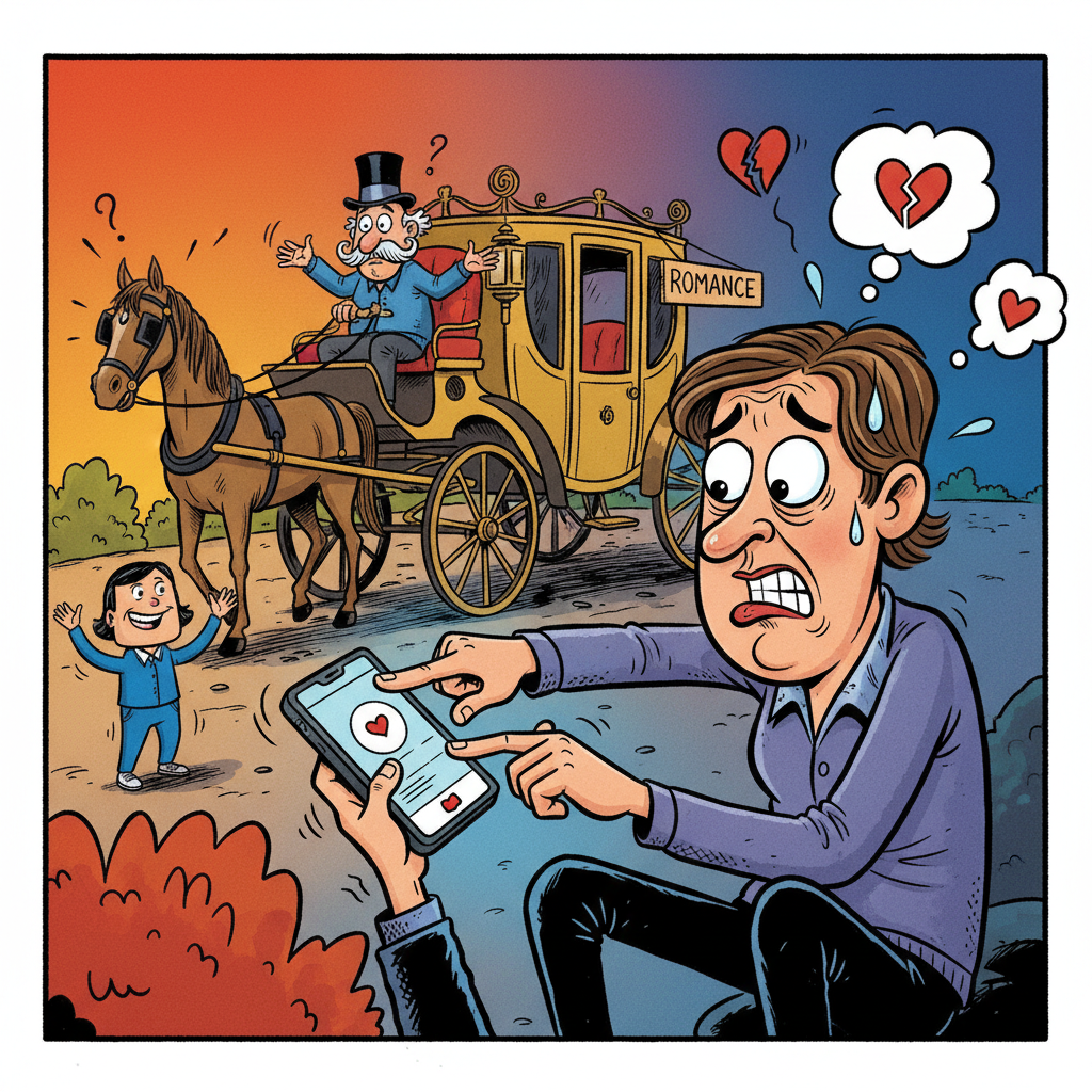 Nation’s Singles Blame Lack of Horse-Drawn Carriages for Dating Woes