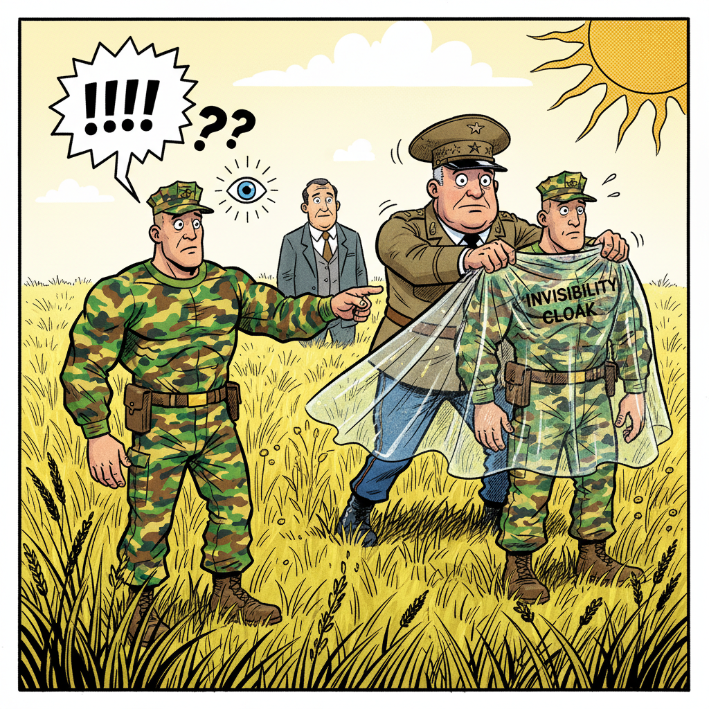 Marines Seek 'Invisibility Cloak' After Realizing Enemies Can Just… Look At Them