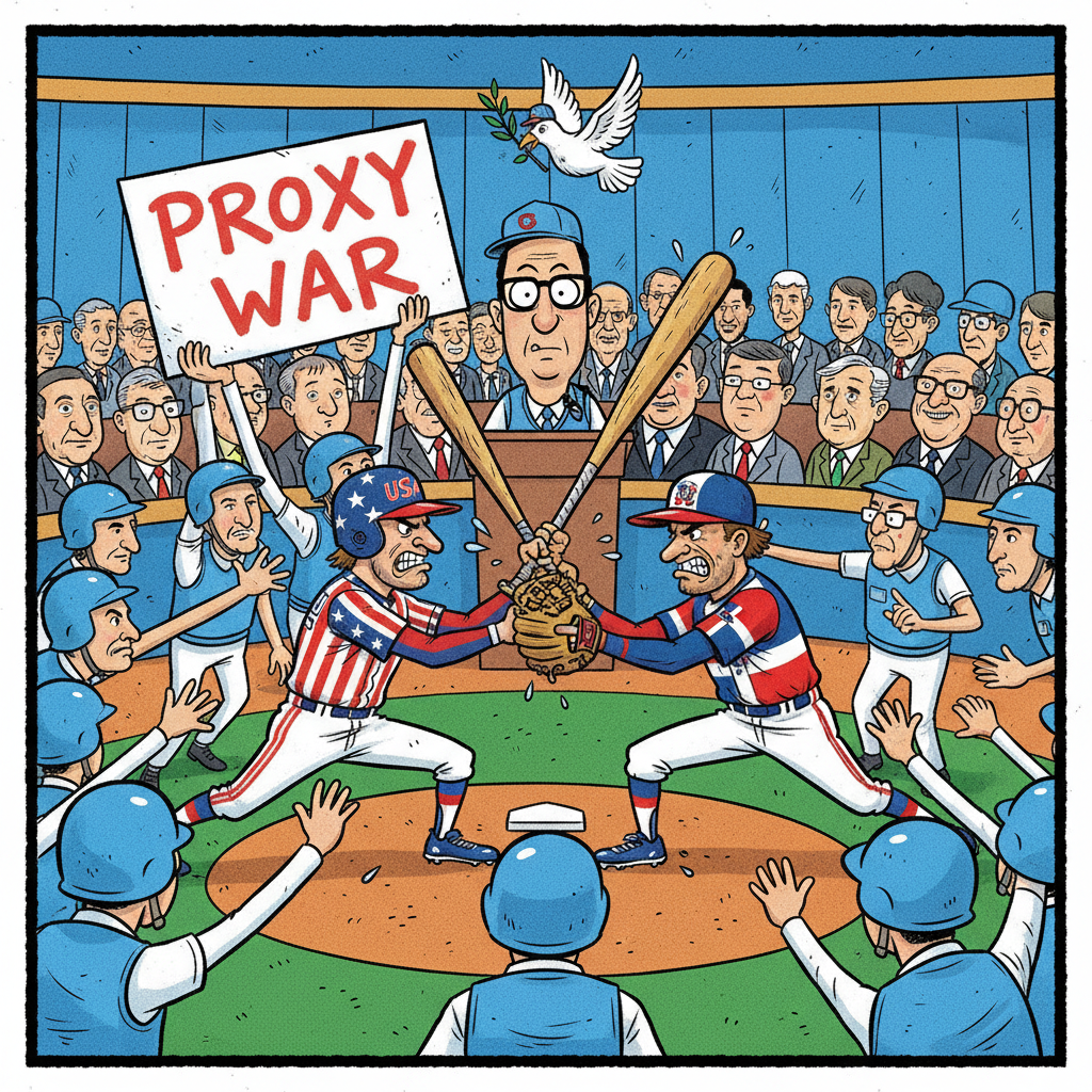 USA-Dominican Republic Baseball Showdown Declared Official Proxy War by UN