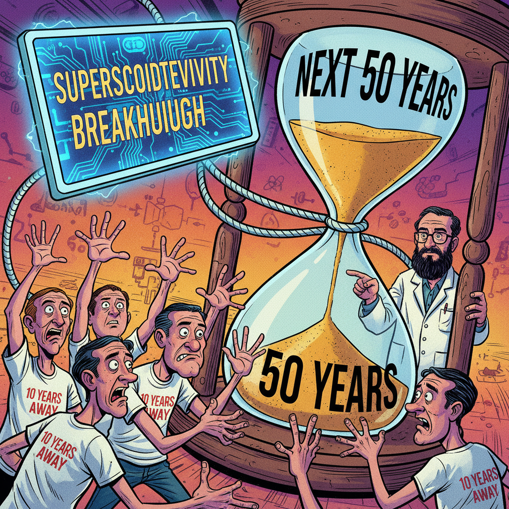 Scientists Discover Superconductivity Breakthrough Will Still Be 'About 10 Years Away' For Next 50 Years