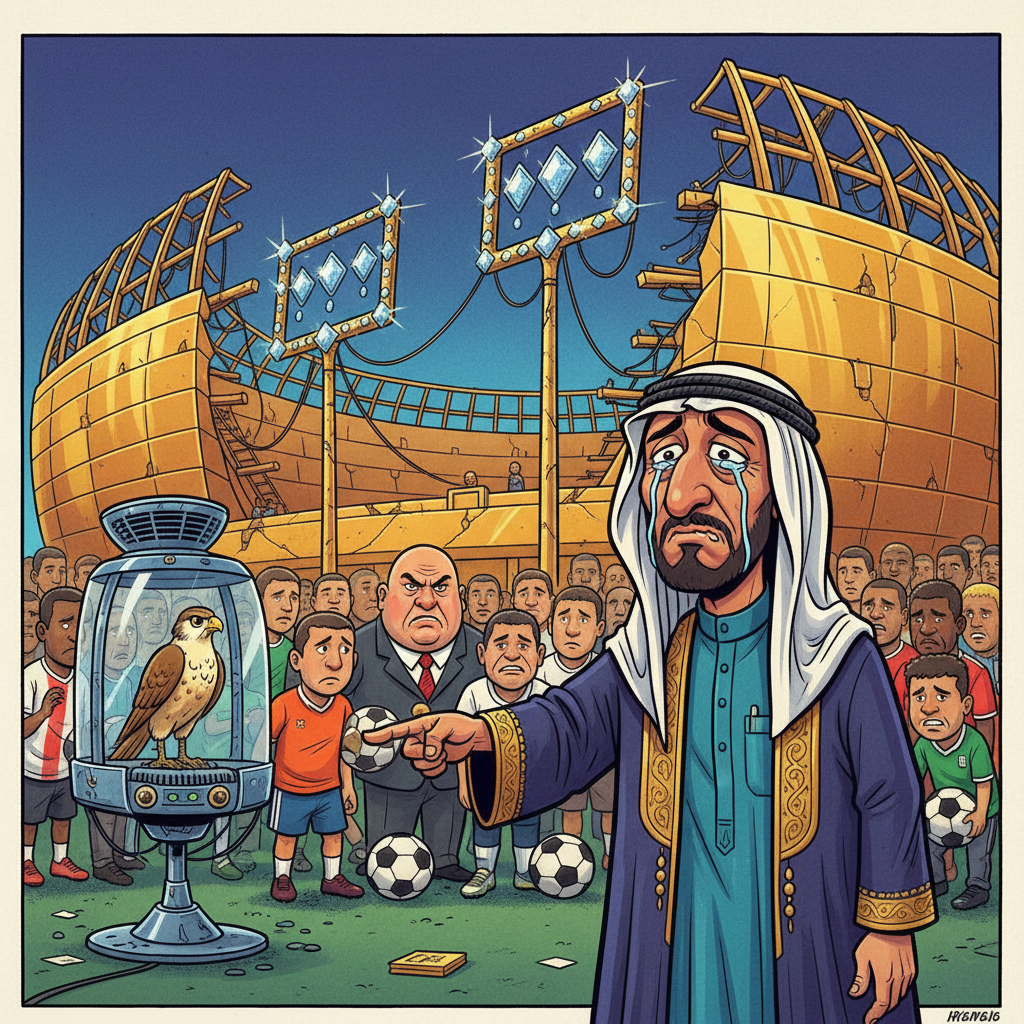 Qatar Confirms International Football Match Canceled Due To Lack Of Available Gold-Plated Stadiums