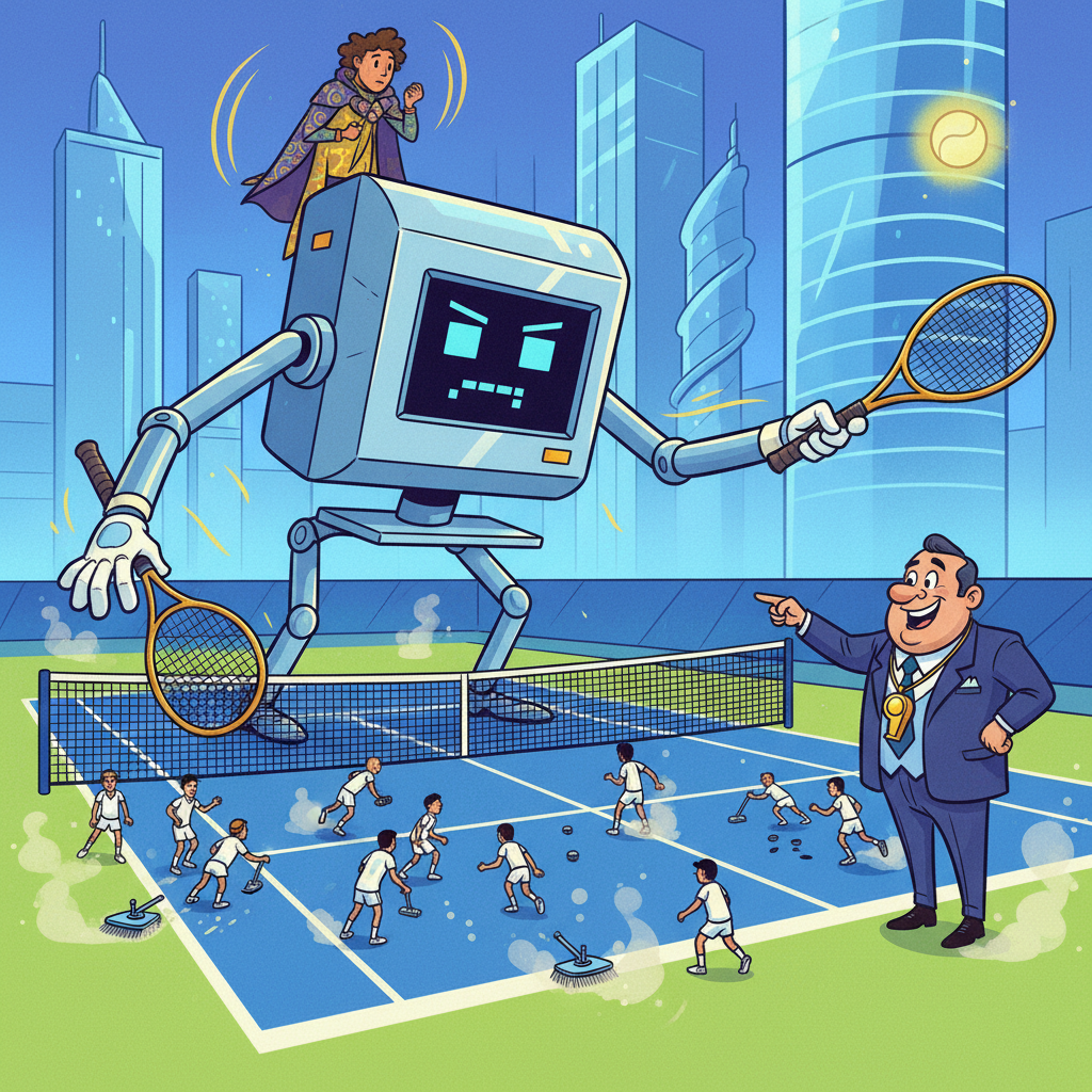Tennis Officials Confirm Sport To Be Decided Entirely By Computer Simulation By 2027