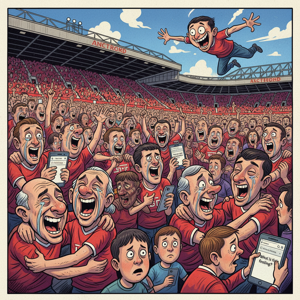 Manchester United Fans Briefly Remember What Winning Feels Like After Third Goal