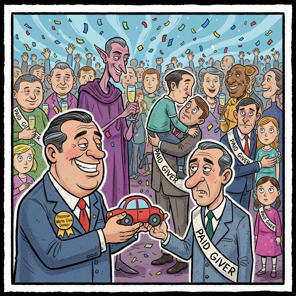 Local Charity Announces New 'Emotional Labor' Tier for Toy Drive Donors