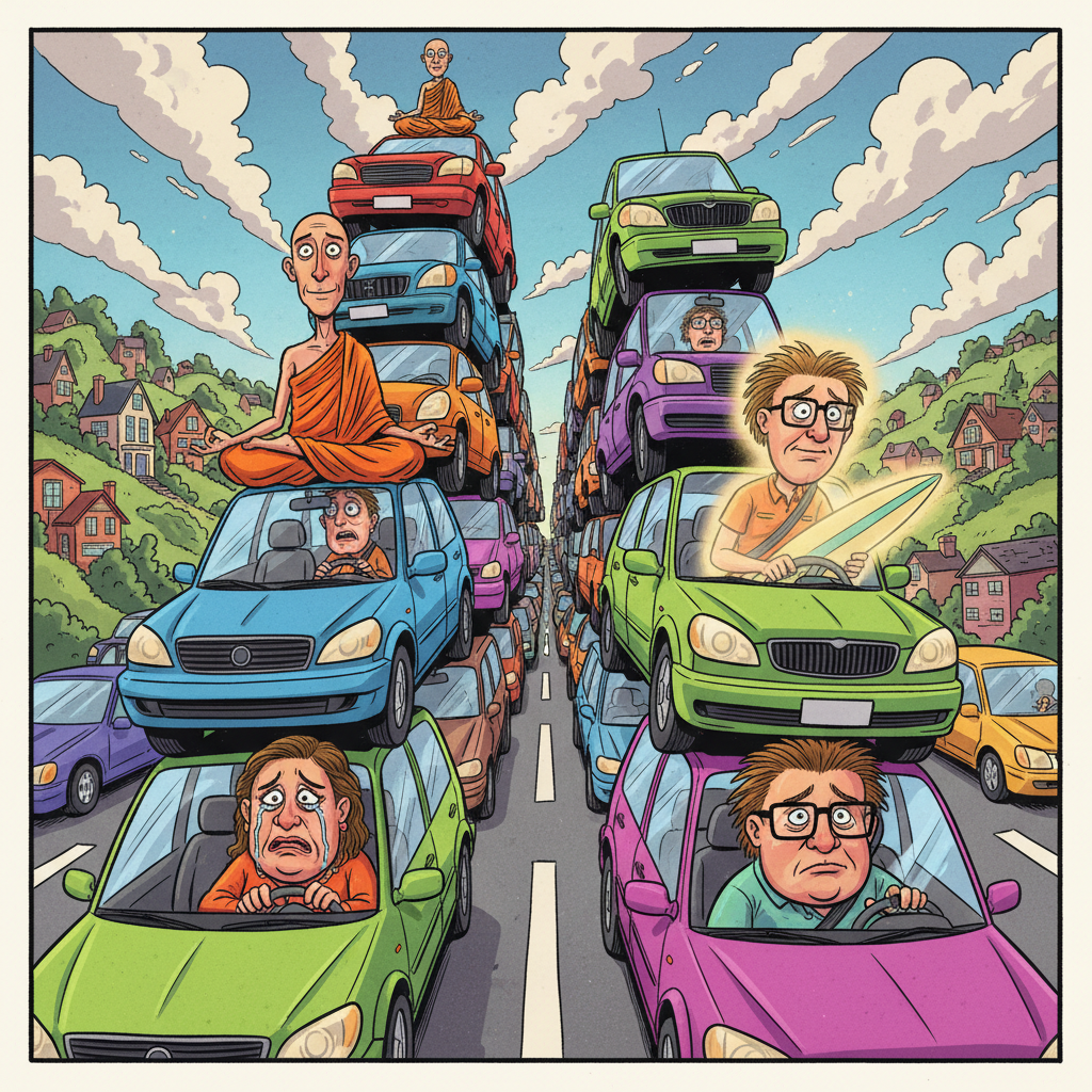 Longview Residents Report Brief Moment Of Existential Clarity During Unexpected Road Closure