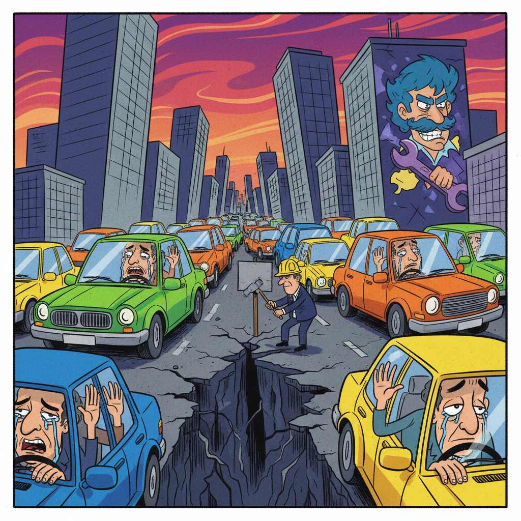 Longview Road Closure Declared 'Existential Crisis' By Local Commuters