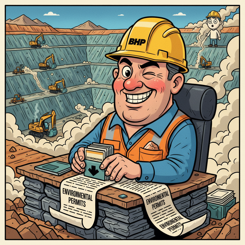 BHP Announces $5 Billion 'Environmental Permitting' Project, Copper Mine Expansion Coincidental
